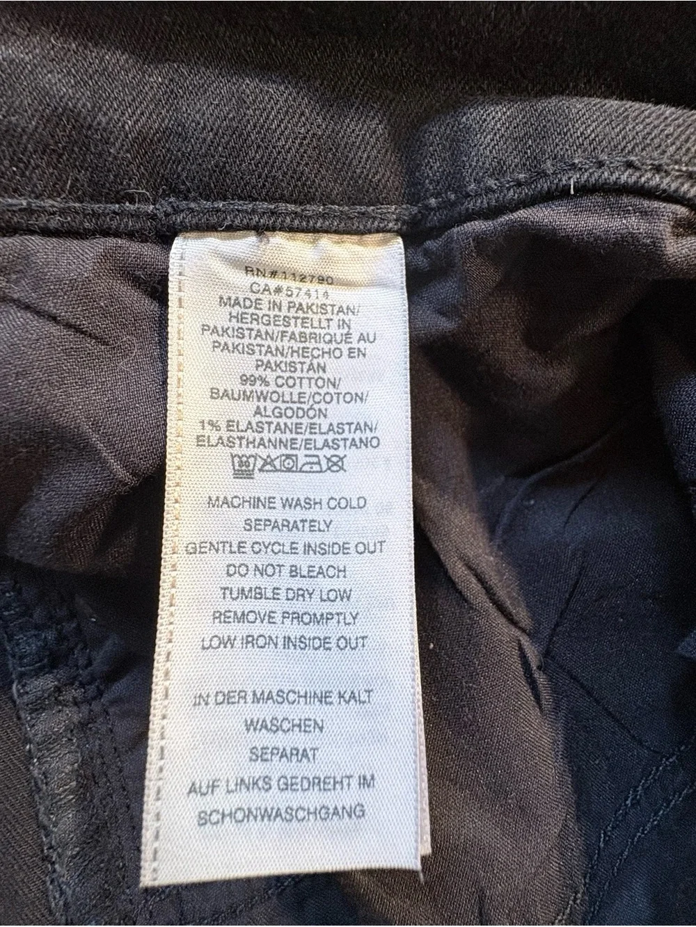 True Religion Ricky Made in USA Relaxed Straight Jeans Black Wash Denim Sz 40🧡